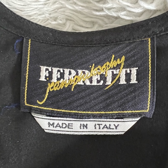 Ferretti sleeveless dress with silver - Picture 4 of 6